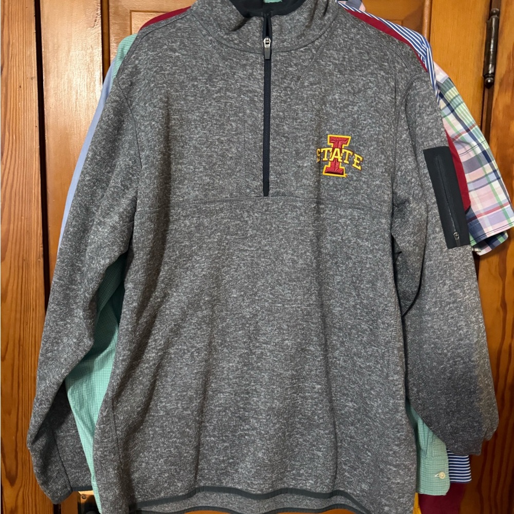 Iowa State Charcoal Quarter-Zip Pullover